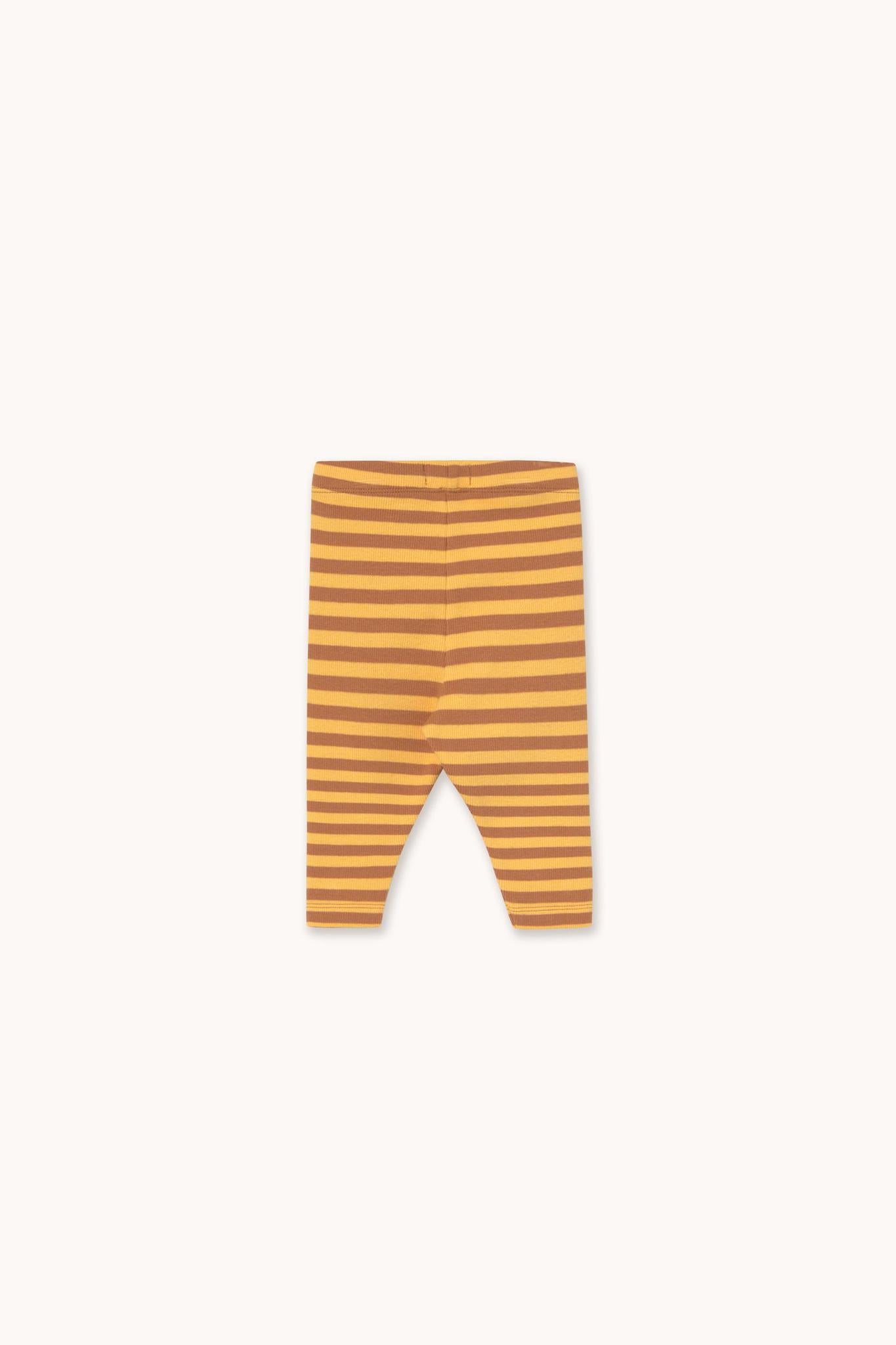 Stripes Rib Pant Yellow