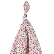 Poppy Print Muslin Swaddle