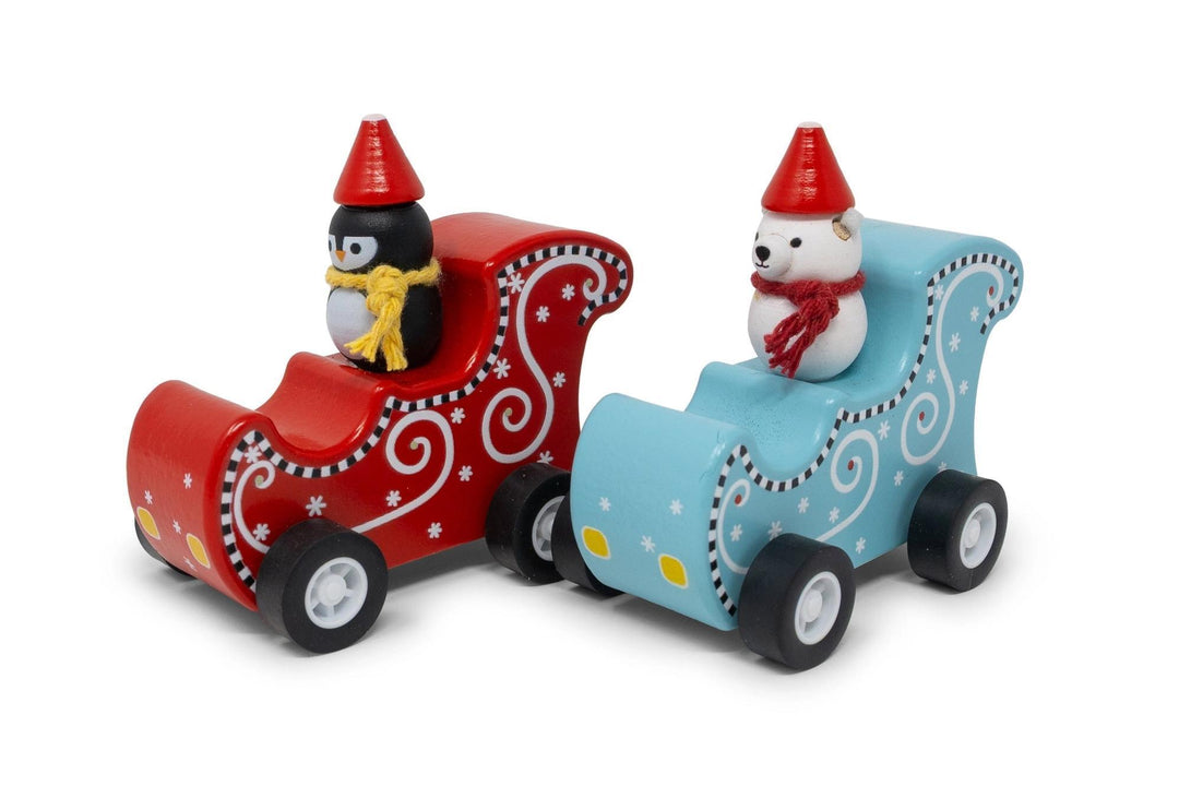 Christmas Penguin &amp; Polar Bear Pullbacks