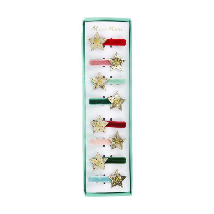 Gold Star Hair Clips
