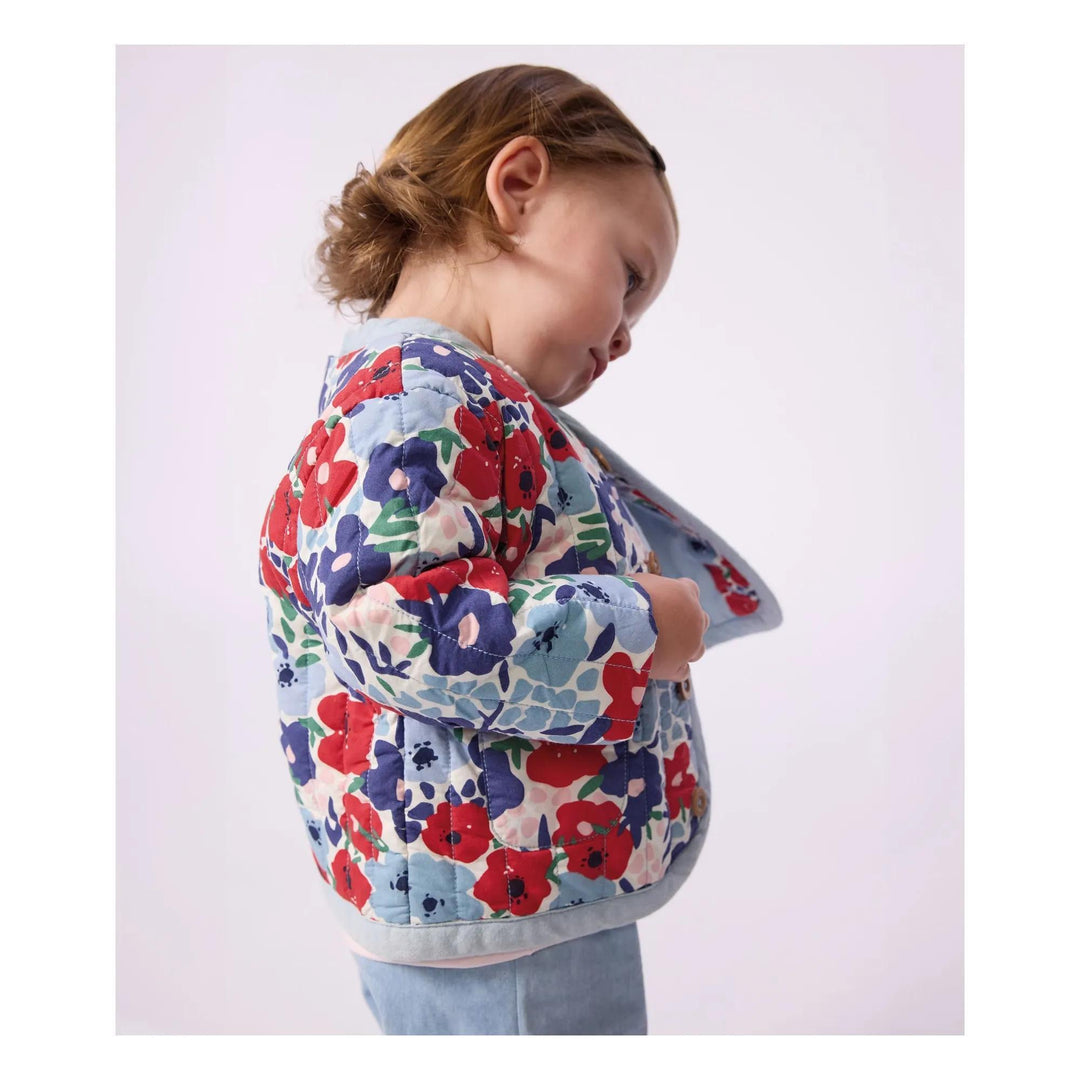 Baby Girl Floral Printed Jacket