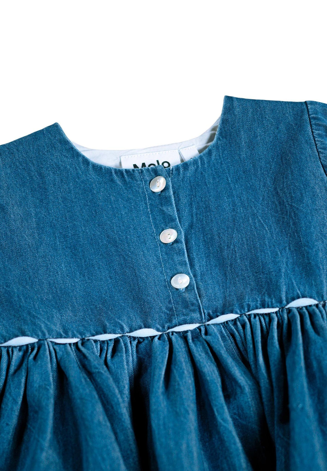 Charlotte Dress - Mid Blue Wash