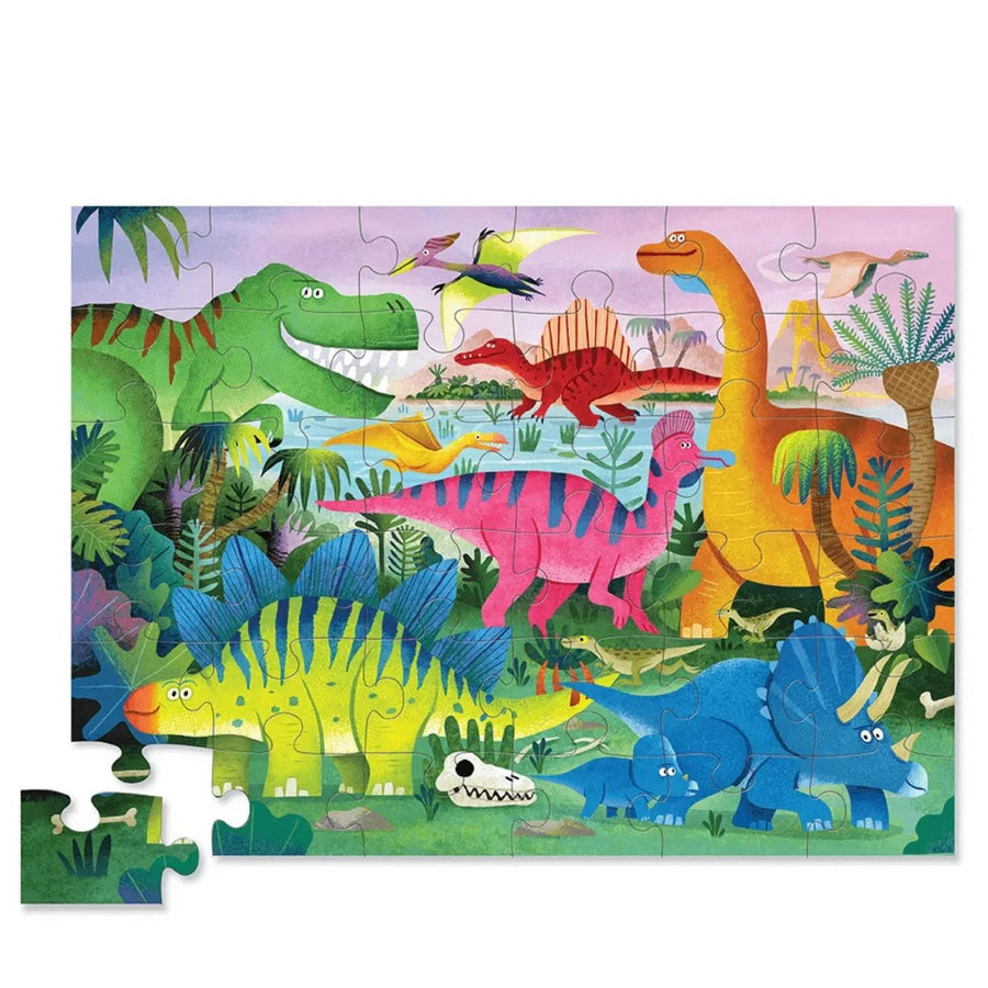 36-pc Puzzle/Dino Land