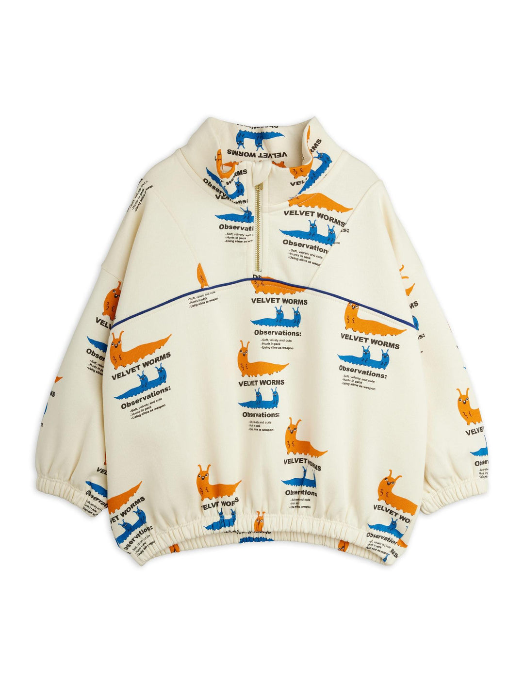 Velvet Worms Half-Zip Sweatshirt