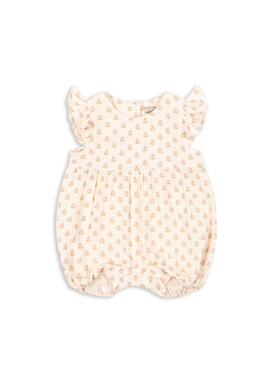 Coco Frill Romper - Carta Rosa