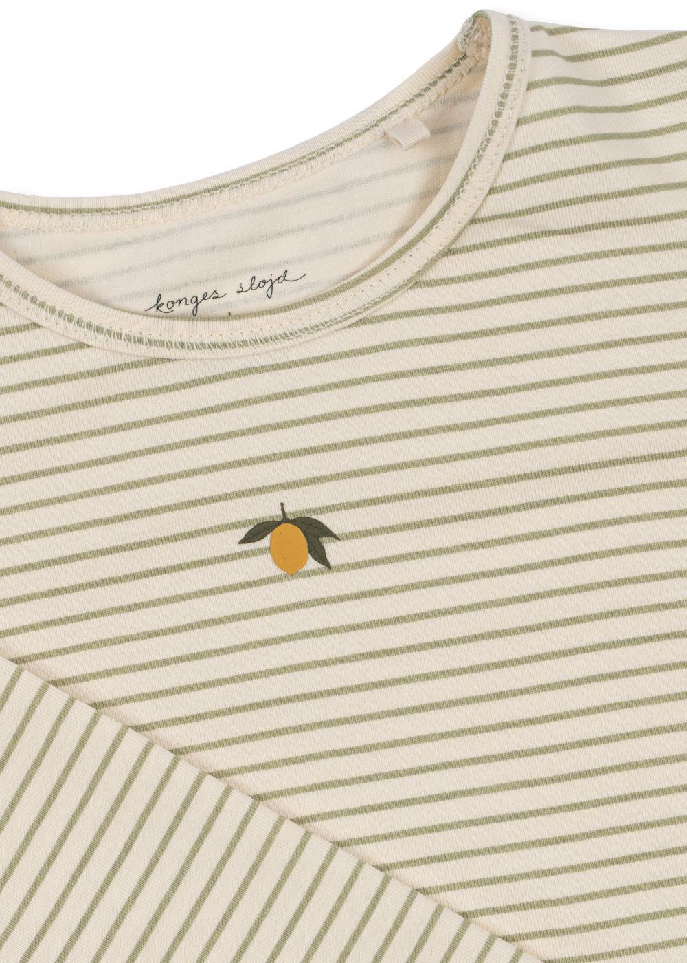 Basic Blouse Tea Stripe