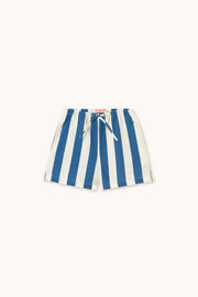 Light Navy Stripes Shorts