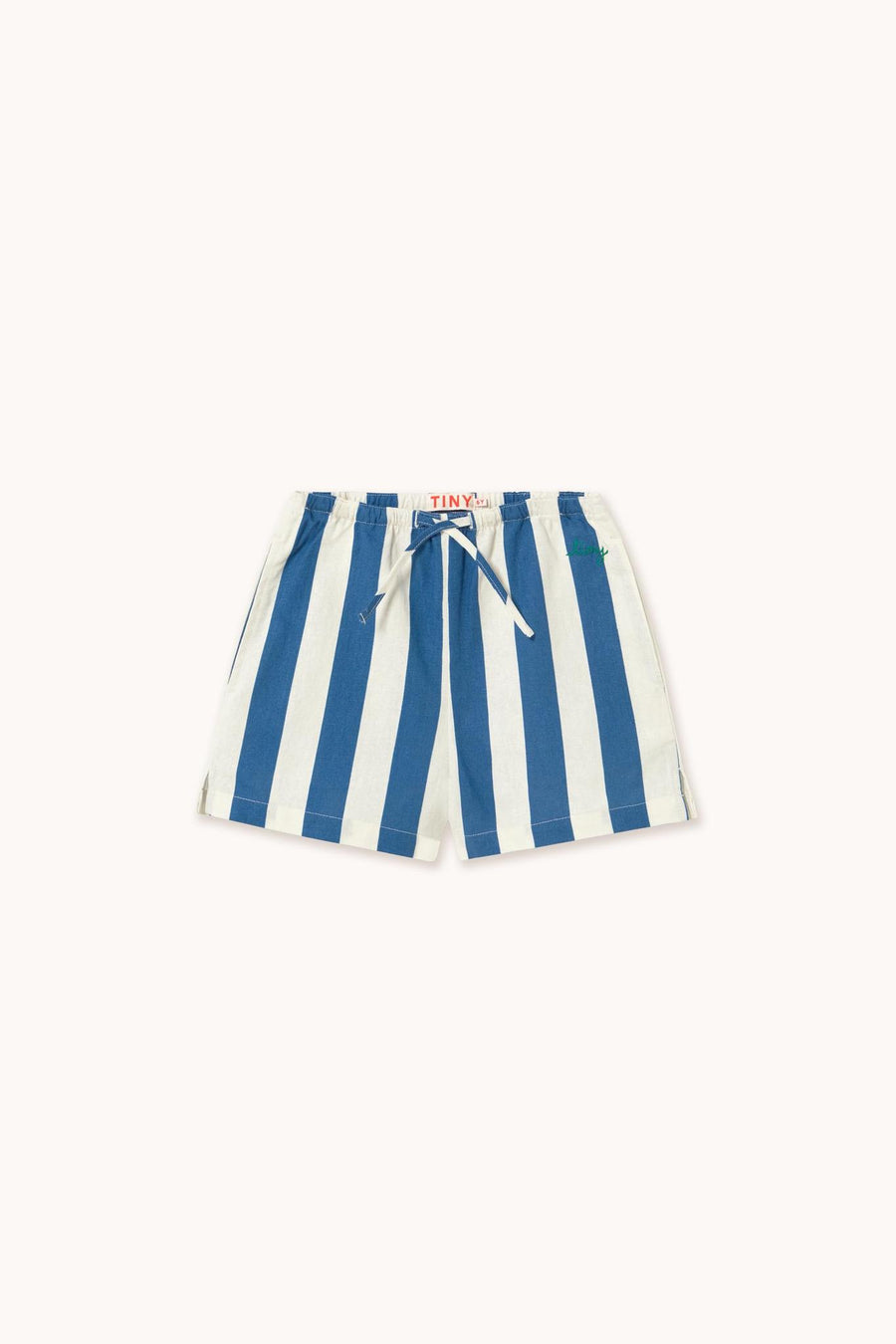 Light Navy Stripes Shorts