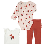 Poppy Print 3PC Set