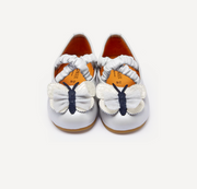 Mileni Ballerinas - Silver Blue