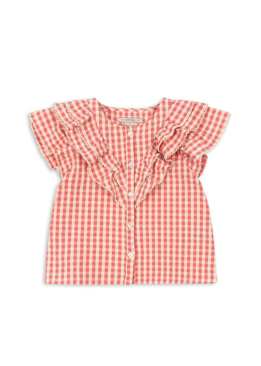 Kim Frill Shirt Flamingo