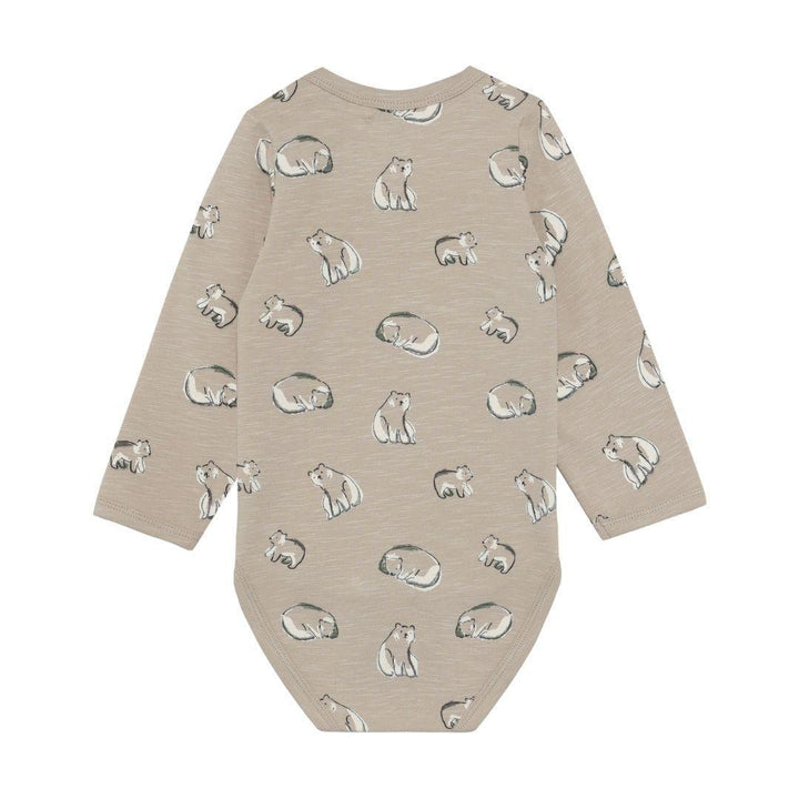 Stone Bear Print Onesie