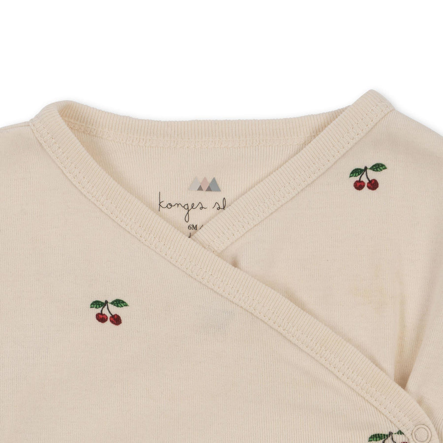 Long Sleeve Bodysuit Cherry