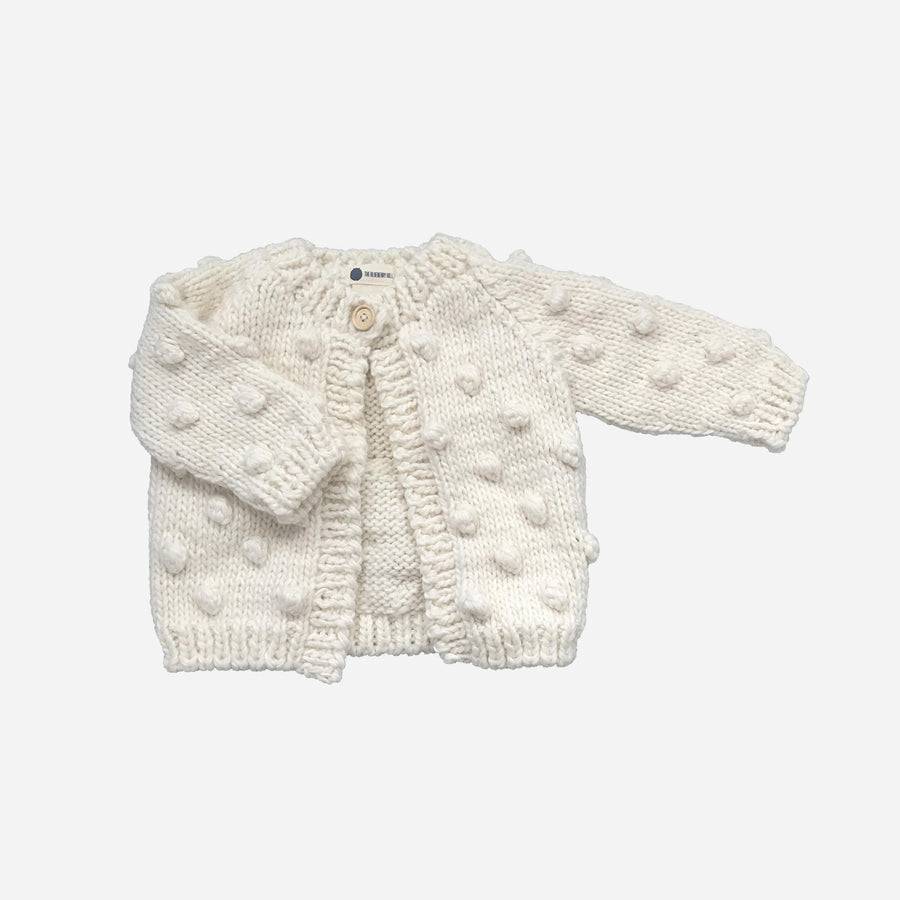Popcorn Cardigan Cream