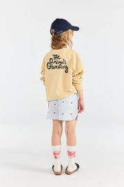 Shark Kid Sweatshirt - Soft Brown