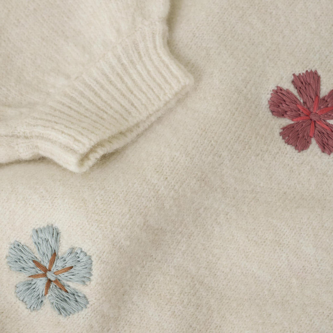 Flower Pullover Sweater