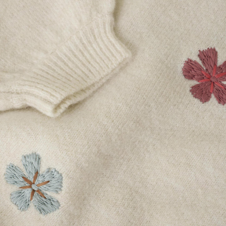 Flower Pullover Sweater