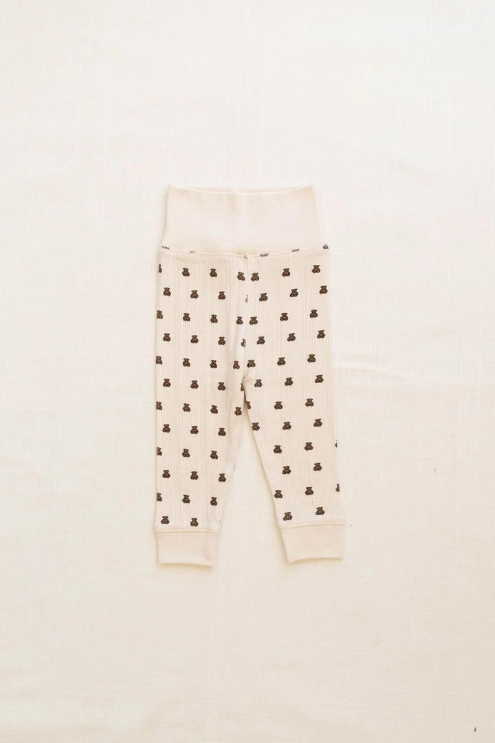 onesie + pant set - pointelle - teddy