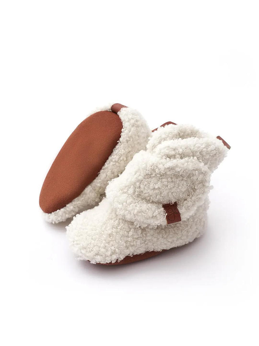 Sherpa Baby Stay-On Boots Alabaster