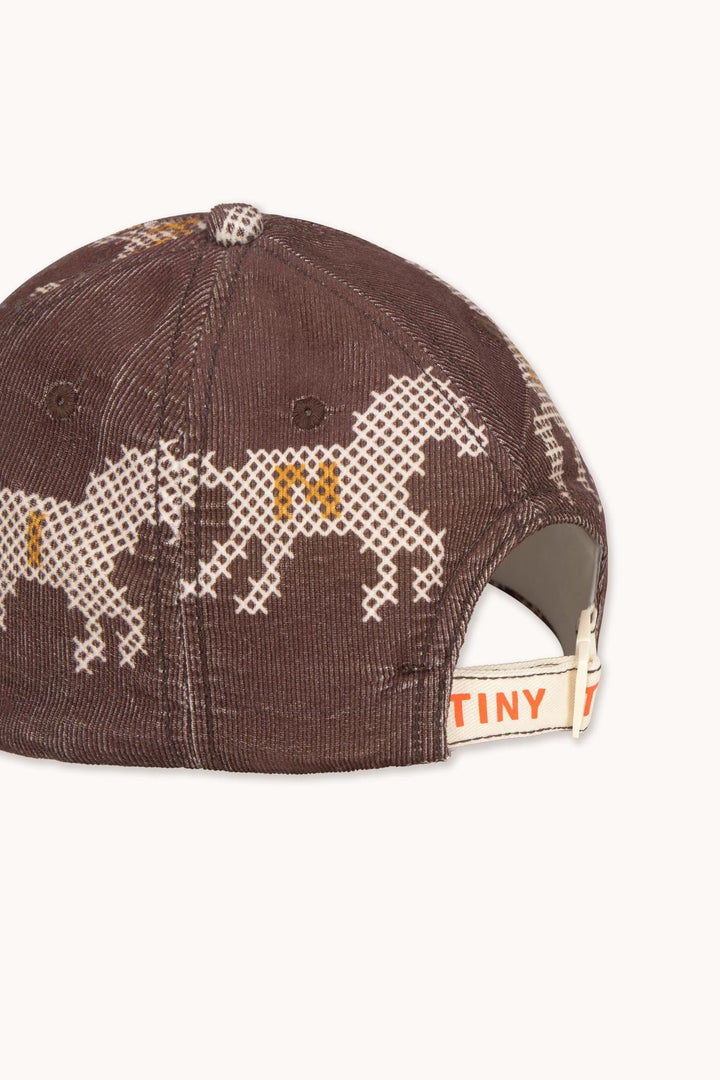 Horses Corduroy Cap
