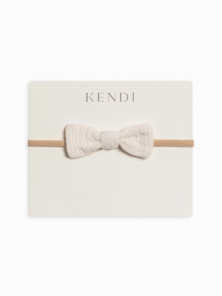 Dainty Bow - Ivory