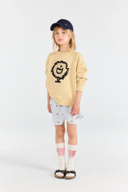 Shark Kid Sweatshirt - Soft Brown