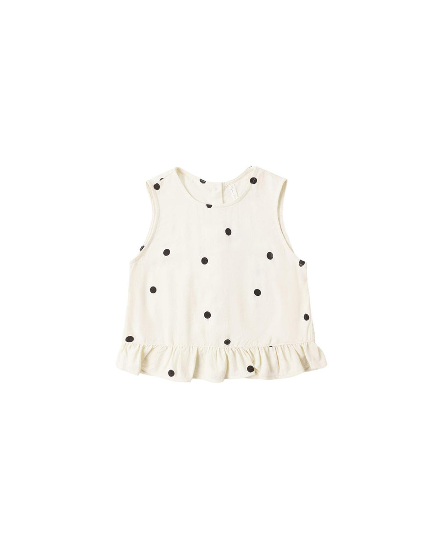 Oceanside Top Polka Dot