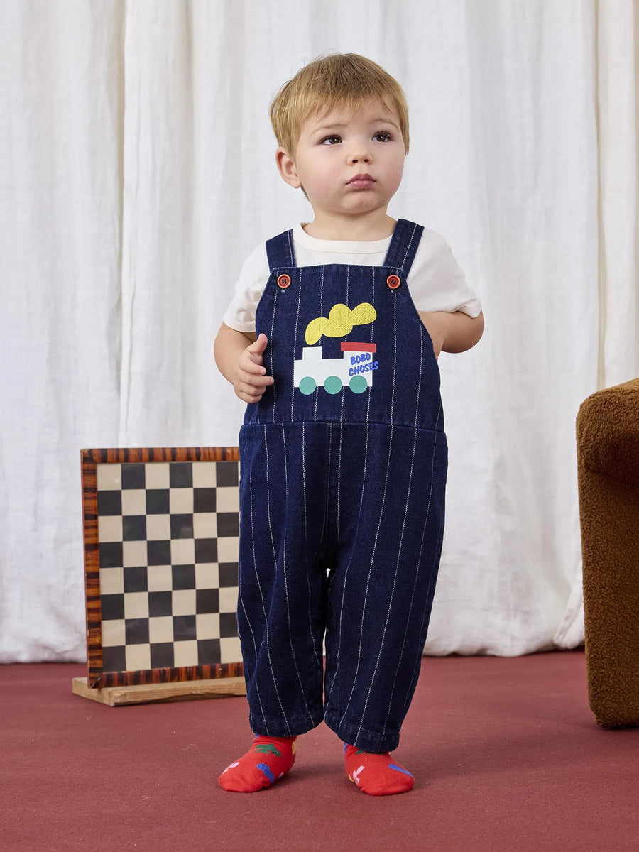 Choo Choo Denim Dungaree