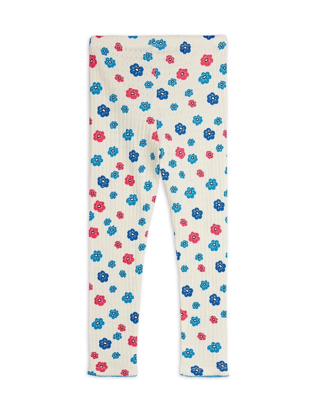 Flowers Pointelle Leggings