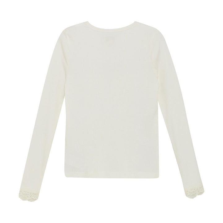 Cream LS Tee