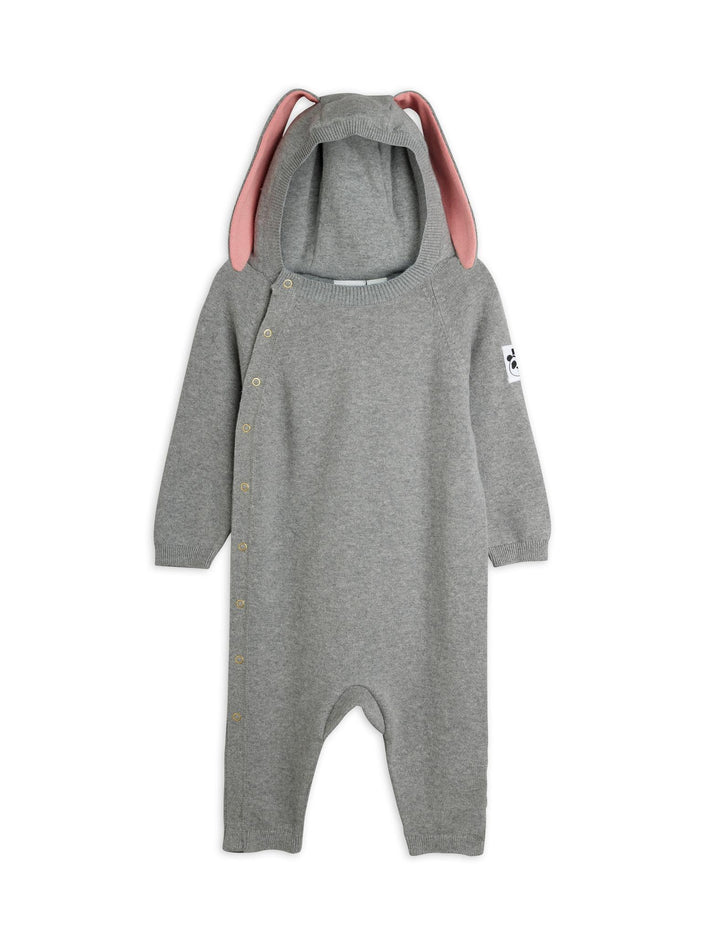 Rabbit Ears Knitted Baby Jumpsuit
