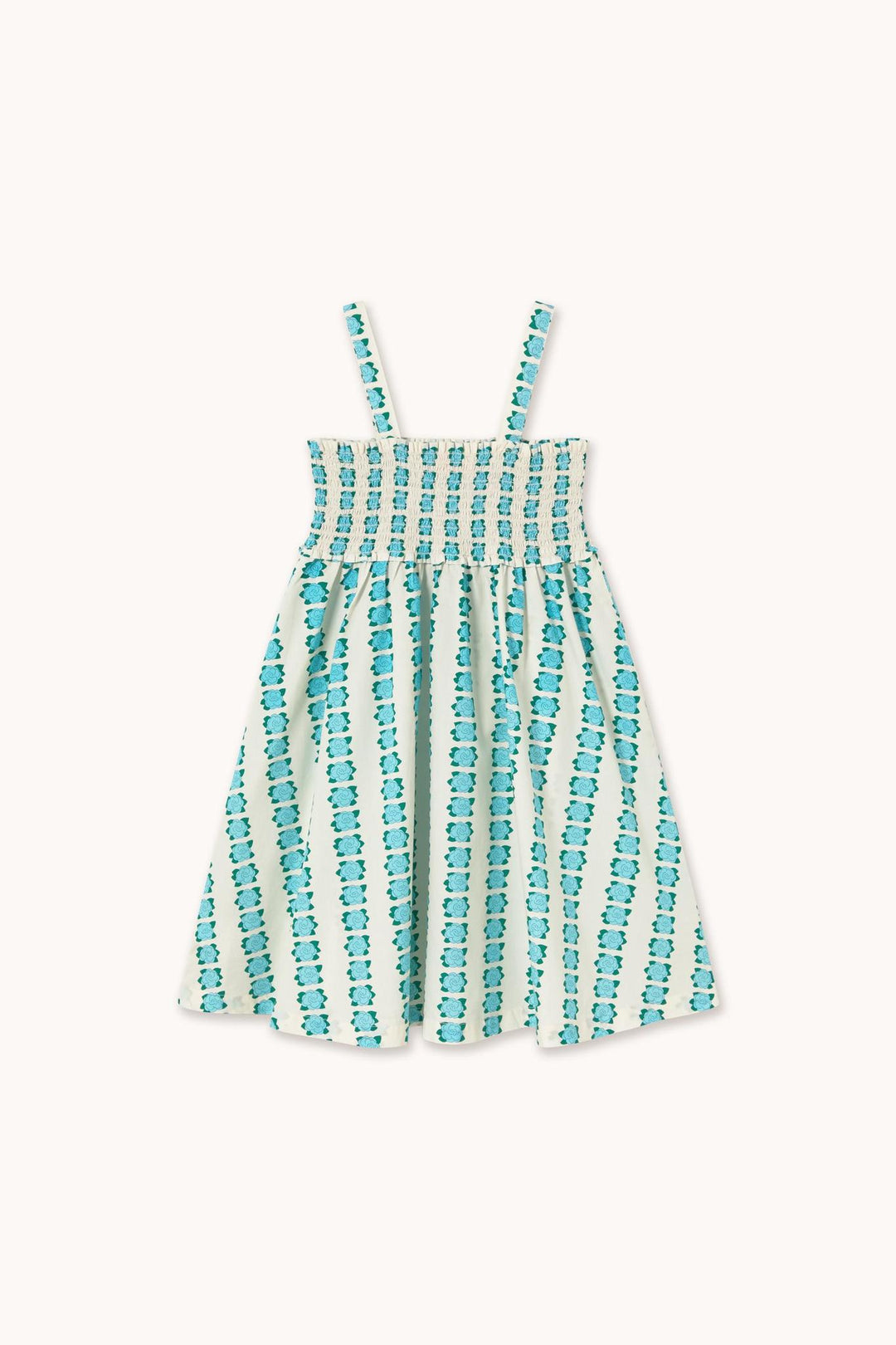 Blue Flowers Strap Dress