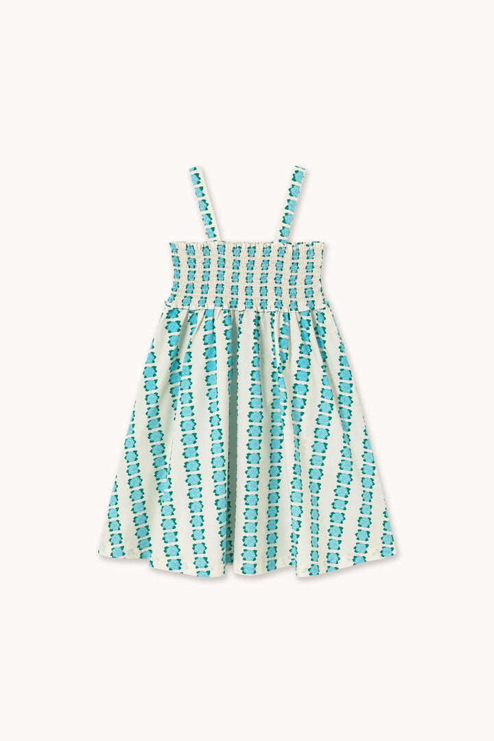 Blue Flowers Strap Dress