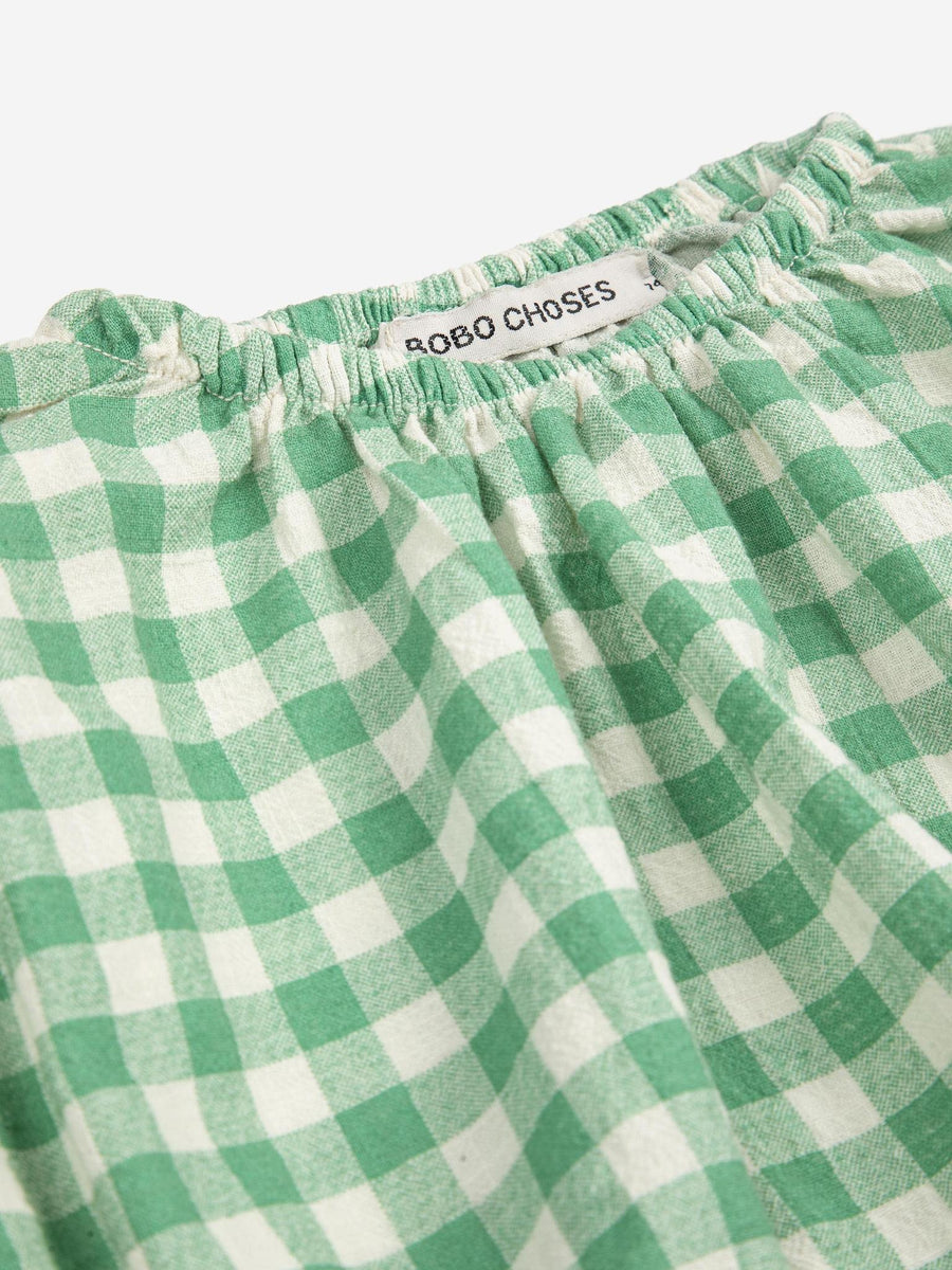 Pixel Sugar Beet Vichy Woven Blouse