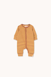 Stripes Rib One Piece Yellow
