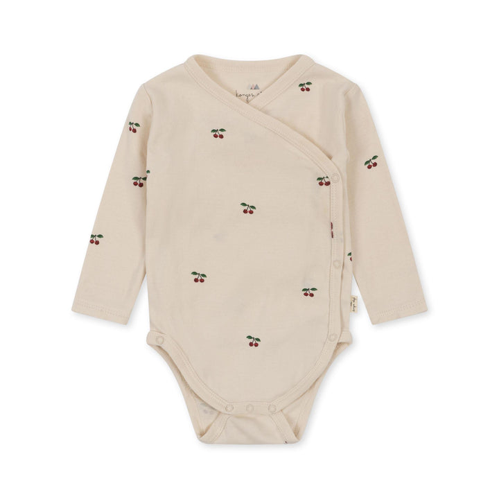 Long Sleeve Bodysuit Cherry