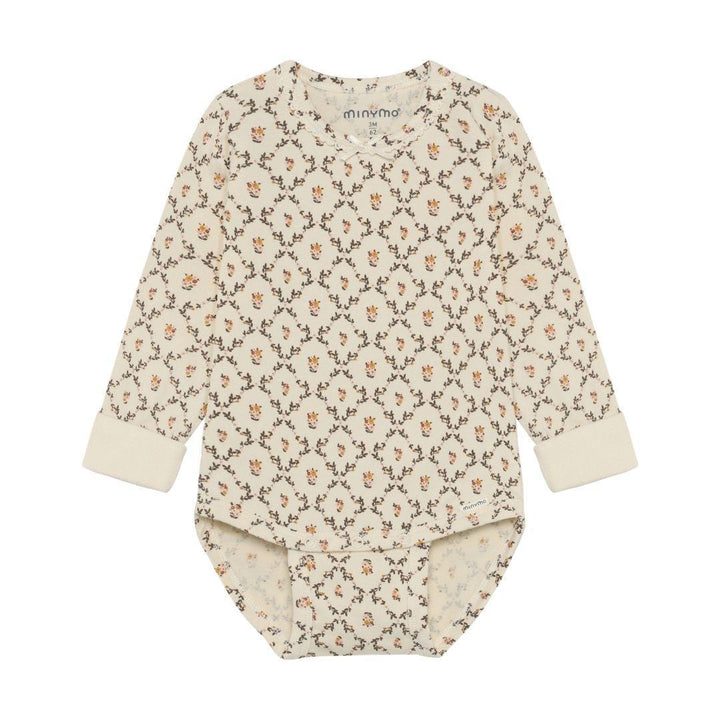 Cream Floral Vine Onesie