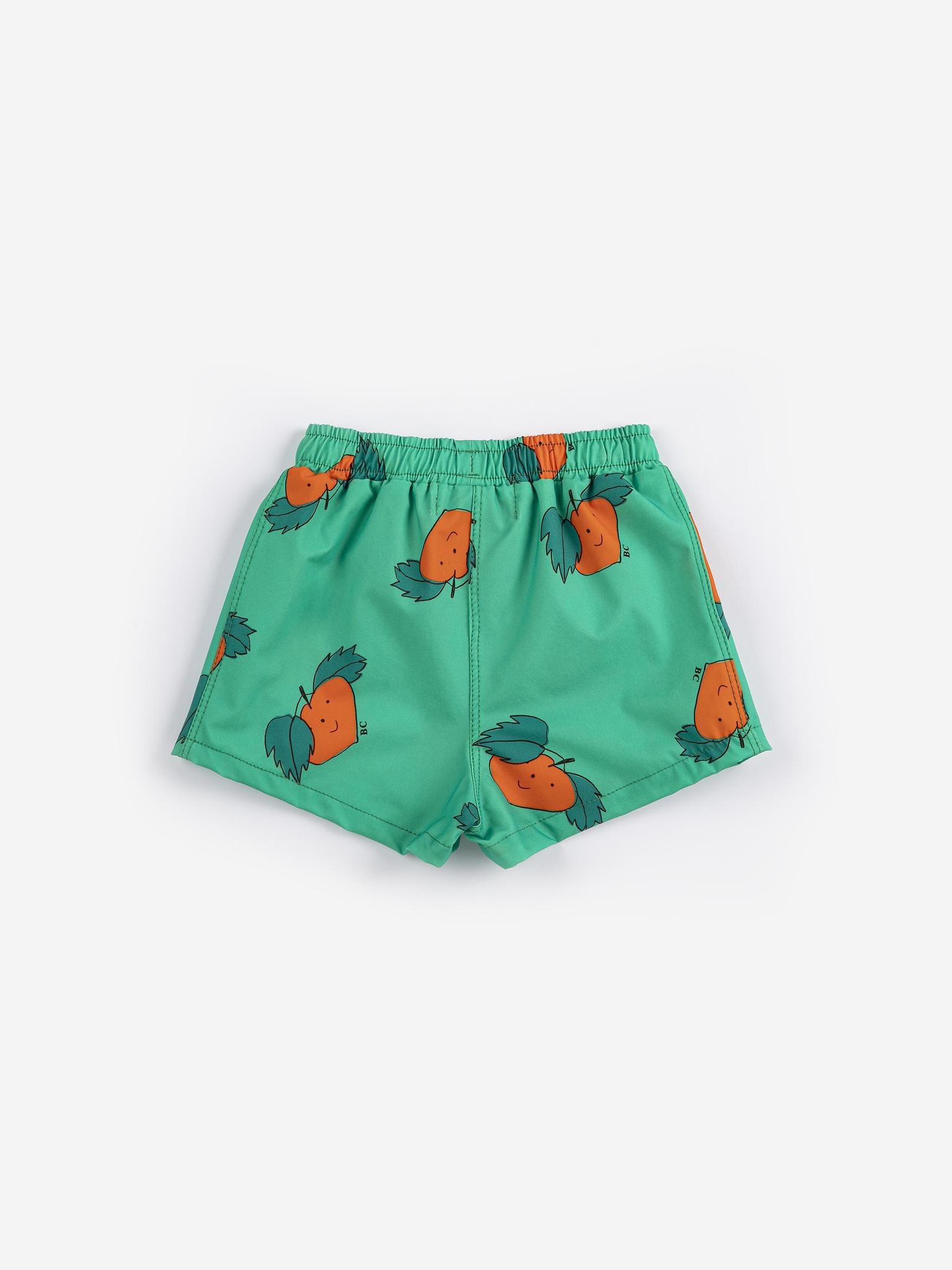 Tangerine All Over Swim Trunks
