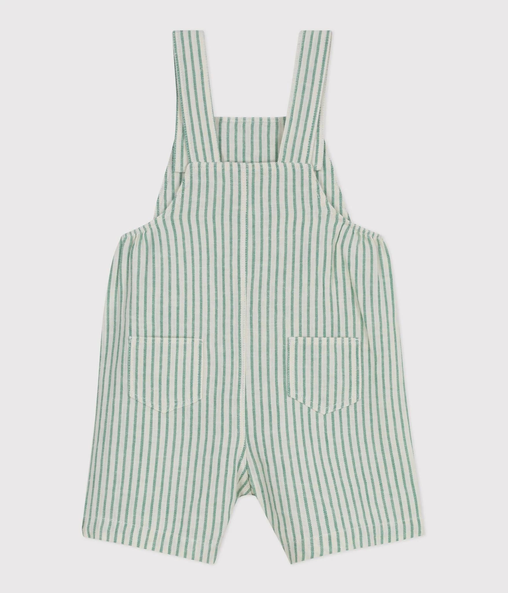 Baby Boy Stripe Short Overall