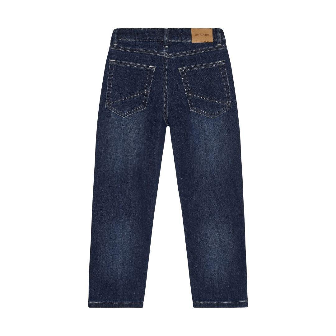 Dark Wash Straight Leg Jeans