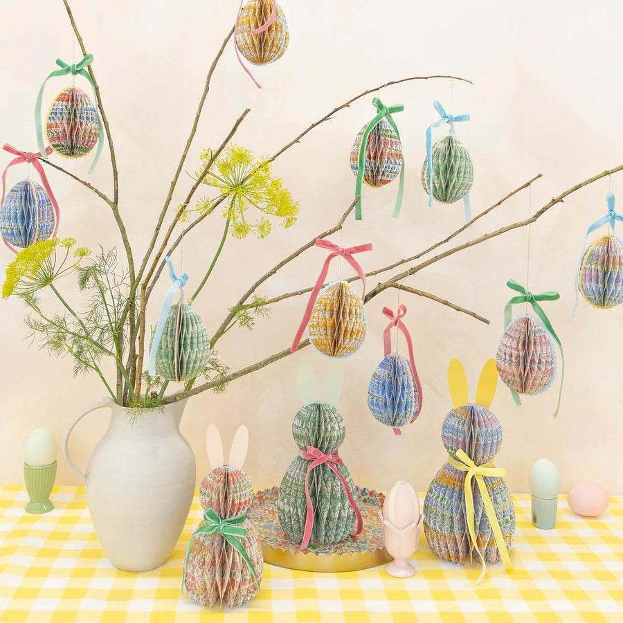 Meri Meri x Liberty Paper Honeycomb Eggs