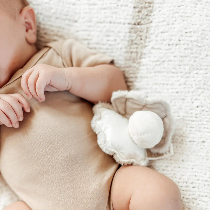 Oyster Handheld Baby Rattle