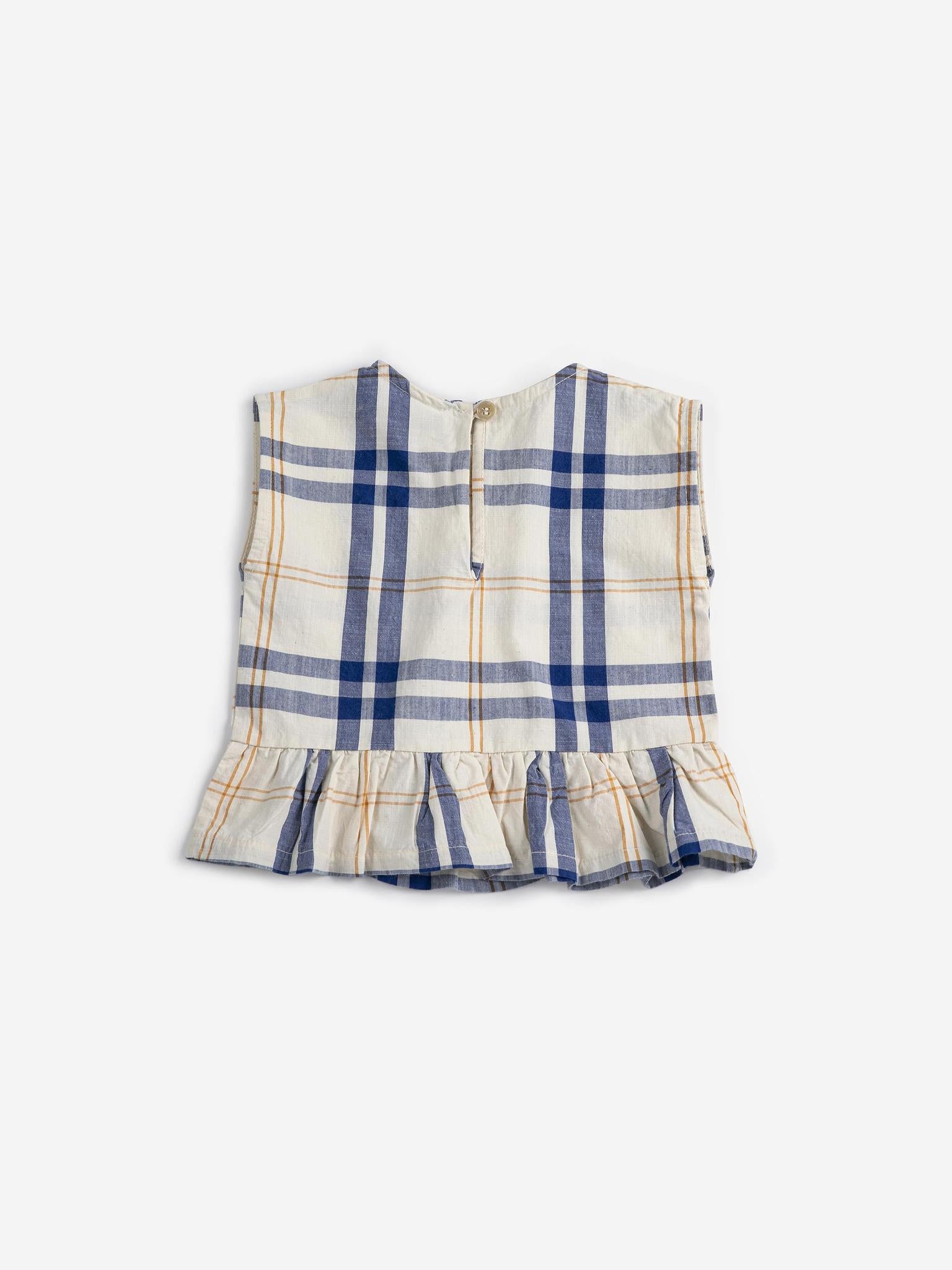 Fun Tartan Woven Blouse