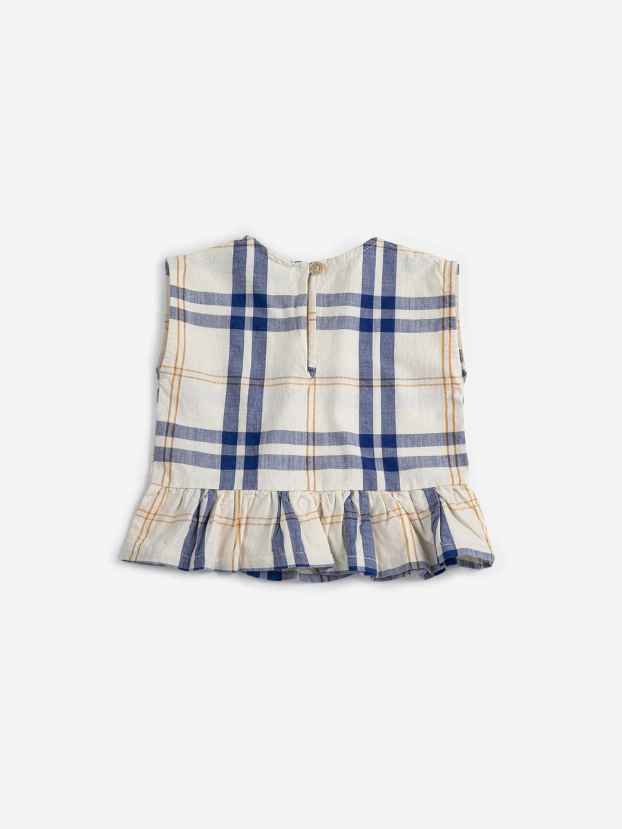 Fun Tartan Woven Blouse